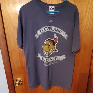Old School Cheif Wahoo Cleveland Indians Tshirt